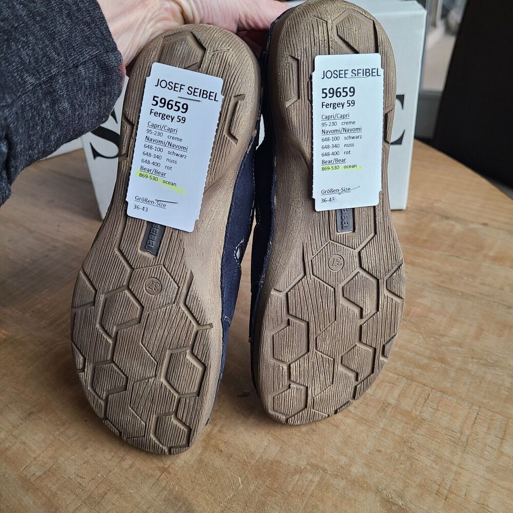 Josef Seibel Fergey 59 Womens Leather Fisherman‎ Sandal SAMPLE EU 37 RARE NEW - Picture 7 of 10